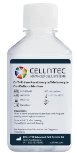CnT-Prime Keratinocyte-Melanocyte Co-culture Medium