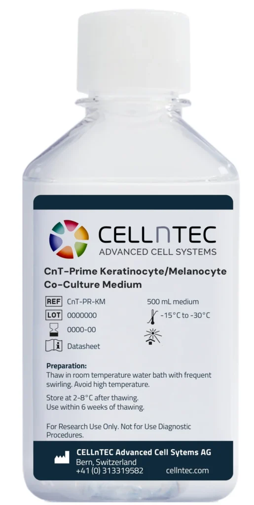 CnT-Prime Keratinocyte-Melanocyte Co-culture Medium